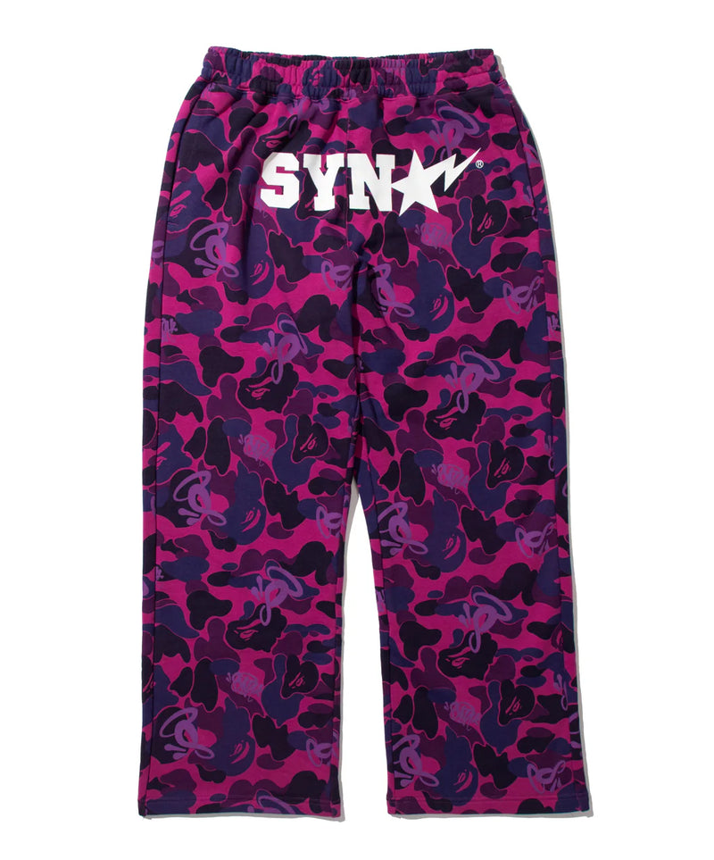 A BATHING APE BAPE x SPOTIFY BY CENTRAL CEE CAMO RELAXED FIT SWEAT PANTS