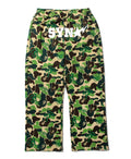 A BATHING APE BAPE x SPOTIFY BY CENTRAL CEE CAMO RELAXED FIT SWEAT PANTS