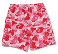 A BATHING APE ABC CAMO SWEAT SHORTS