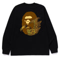 A BATHING APE BAPE STORE NAGOYA L/S TEE NAGOYA LIMITED