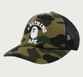 A BATHING APE 1ST CAMO COLLEGE MESH CAP