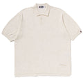 A BATHING APE SOLID CAMO JACQUARD RELAXED FIT POLO SHIRT