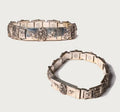 A BATHING APE BAPE BLACK ITEM #8 MAD FACE RELIEF BRACELET