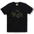 A BATHING APE Ladies' ABC CAMO MILO ON BAPE TEE