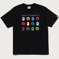 A BATHING APE BAPE WORLD MULTI LOGO TEE