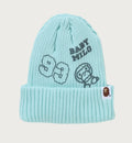 A BATHING APE BAPE KIDS BABY MILO MULTI PRINT KNIT CAP