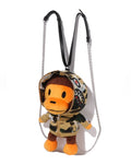 A BATHING APE Ladies' STA OVER PRINT 1ST CAMO BABY MILO PLUSH DOLL BACKPACK