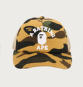 A BATHING APE 1ST CAMO COLLEGE MESH CAP