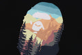 A BATHING APE A CAMPING APE APE HEAD TEE