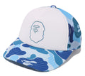 A BATHING APE Ladies' ABC CAMO CRYSTAL STONE MESH CAP