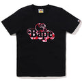 A BATHING APE Ladies' ABC CAMO MILO ON BAPE TEE