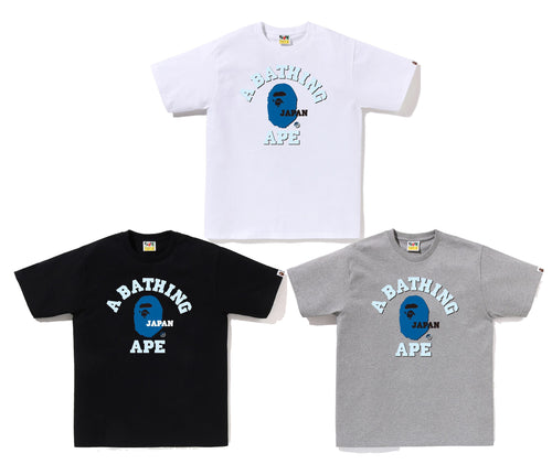 A BATHING APE JAPAN COLLEGE TEE ( Japan Limited )