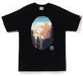 A BATHING APE A CAMPING APE APE HEAD TEE