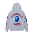 A BATHING APE BAPE x RUSSELL PULLOVER HOODIE