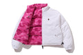 A BATHING APE Ladies' COLOR CAMO REVERSIBLE DOWN JACKET