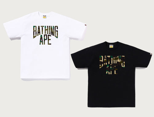A BATHING APE 1ST CAMO NYC LOGO TEE