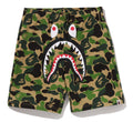 A BATHING APE ABC CAMO SHARK SWEAT SHORTS