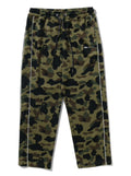 A BATHING APE 1ST CAMO A BATHING APE LOGO RELAXED FIT TRACK SWEAT PANTS