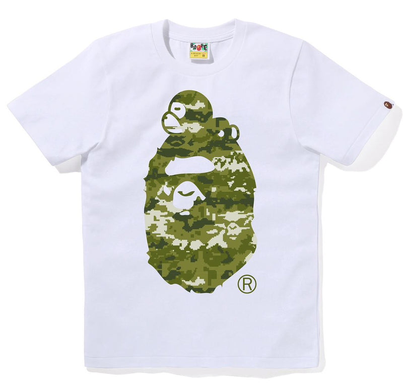 A BATHING APE Ladies' MULTI PIXEL CAMO MILO ON BIG APE TEE