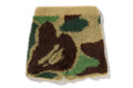 A BATHING APE Ladies' ABC CAMO LONG FUR JACQUARD SHORTS
