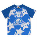 A BATHING APE BAPE KIDS BABY MILO STA RAGLAN TEE