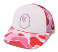 A BATHING APE Ladies' ABC CAMO CRYSTAL STONE MESH CAP