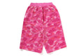 A BATHING APE Ladies' COLOR CAMO APE HEAD SEQUIN SWEAT SHORTS
