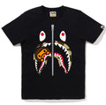 A BATHING APE Ladies' 1ST CAMO MILO SHARK TEE