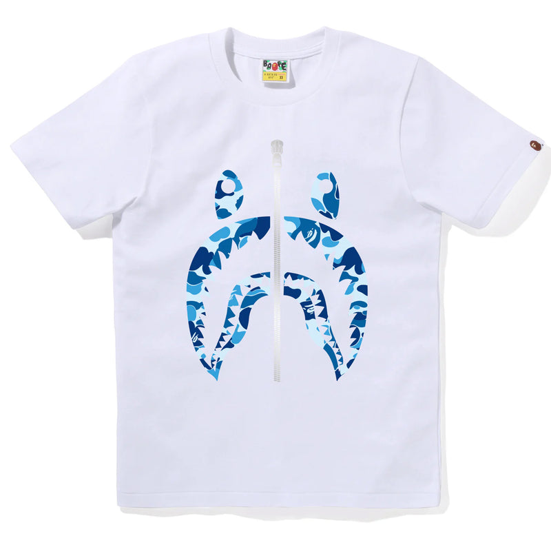 A BATHING APE Ladies' ABC CAMO SHARK TEE