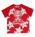 A BATHING APE BAPE KIDS BABY MILO STA RAGLAN TEE