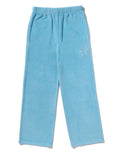 A BATHING APE Ladies' CRYSTAL STONE APE HEAD VELOUR WIDE PANTS