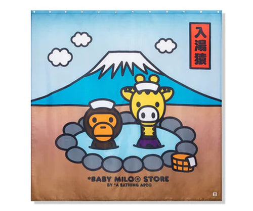 A BATHING APE BABY MILO STORE BABY MILO SHOWER CURTAIN