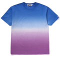 A BATHING APE Ladies' GRADATION BIG COLLEGE OVERSIZED TEE