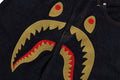 A BATHING APE SHARK DENIM SHORTS