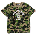 A BATHING APE Ladies' ABC CAMO COLLEGE BABY LISA TEE