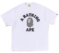 A BATHING APE STA HOUNDSTOOTH COLLEGE RELAXED FIT TEE