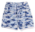 A BATHING APE PLAM TREE CAMO RELAXED FIT BEACH SHORTS