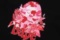 A BATHING APE FLORA BIG APE HEAD RELAXED FIT TEE