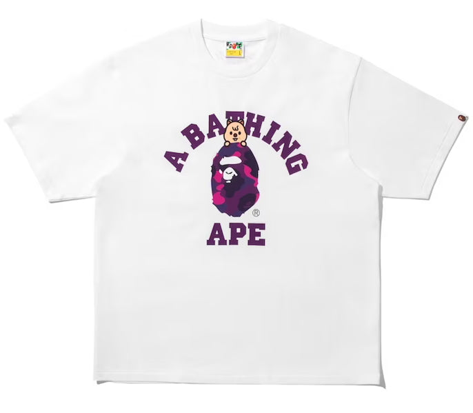 A BATHING APE BAPE x STRAYKIDS HAN QUOKKA COLLEGE TEE