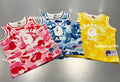 A BATHING APE BAPE KIDS ABC CAMO COLLEGE TANK TOP
