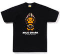 A BATHING APE COLOR CAMO MILO SHARK FZH TEE