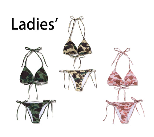 A BATHING APE Ladies' 1ST CAMO SWIM WEAR