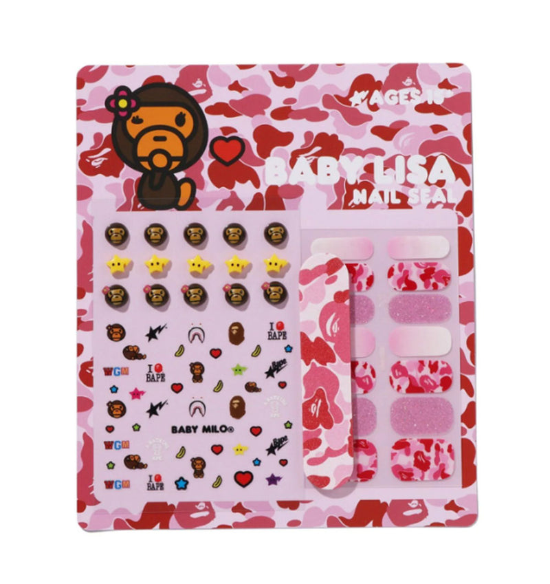 A BATHING APE Ladies' BABY LISA NAIL SEAL SET