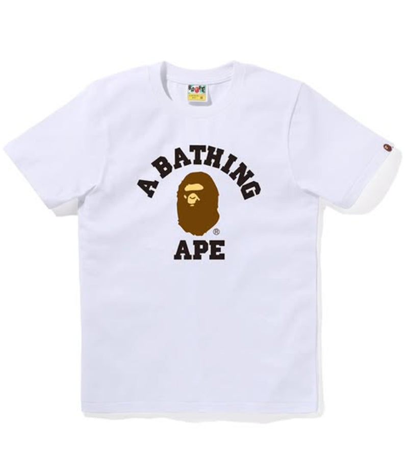A BATHING APE Ladies' COLLEGE TEE