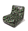 A BATHING APE ABC CAMO INFLATABLE CHAIR