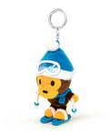 A BATHING APE BABY MILO STORE BABY MILO SKIING PLUSH DOLL KEYCHAIN 15CM