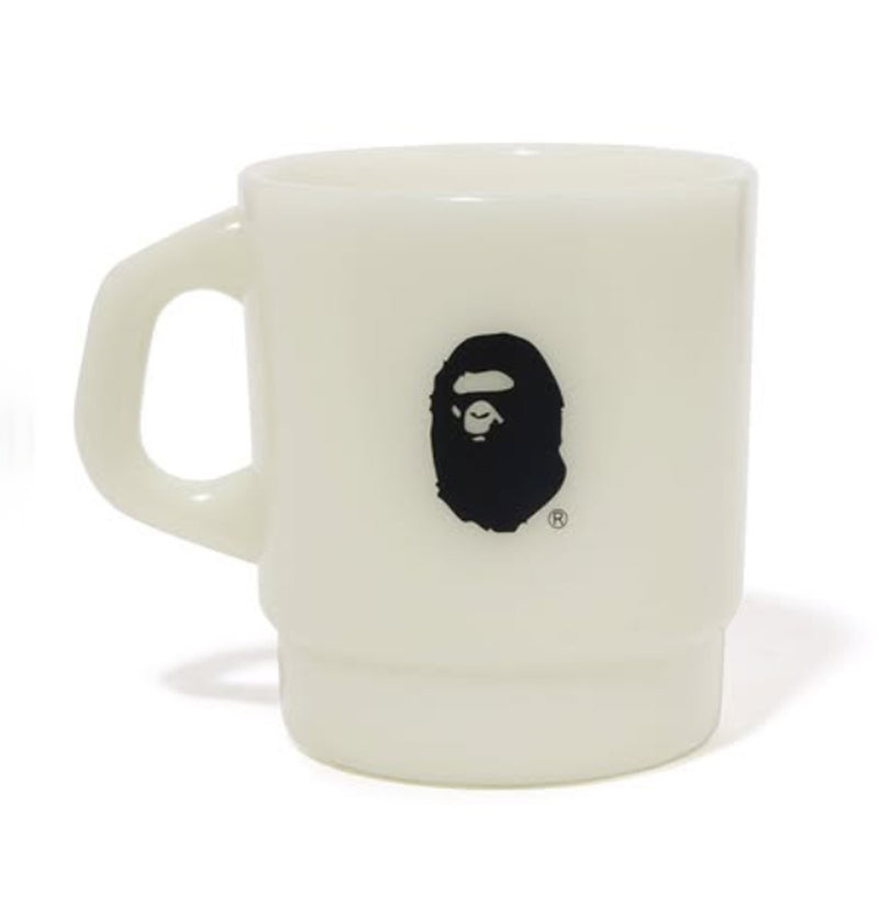 A BATHING APE APE HEAD GLOW IN THE DARK STACKING MUG