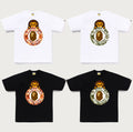 A BATHING APE SPLASH CAMO MILO ON BUSY WORKS TEE