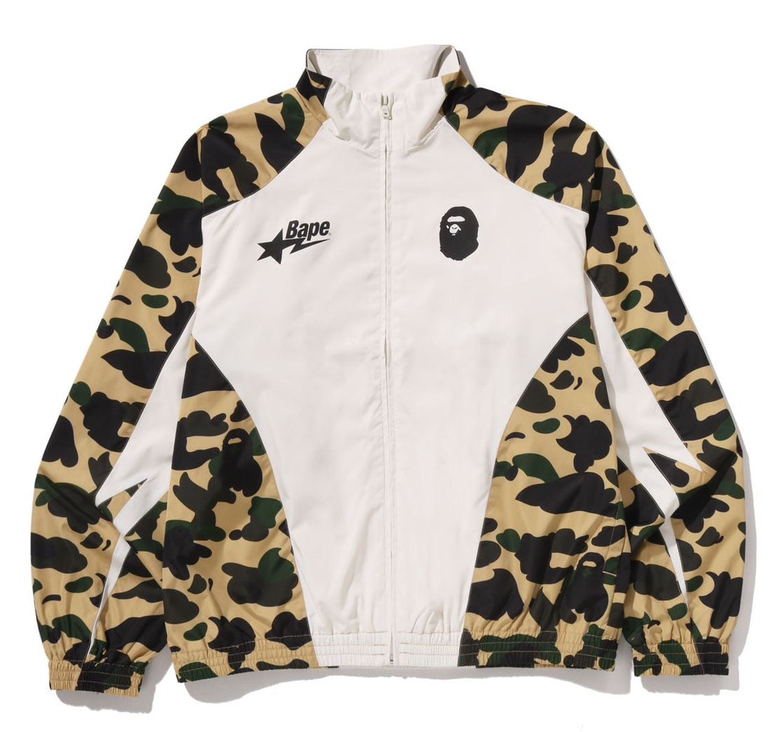 A BATHING APE 1ST CAMO STAND COLLAR TRACK JACKET – happyjagabee store