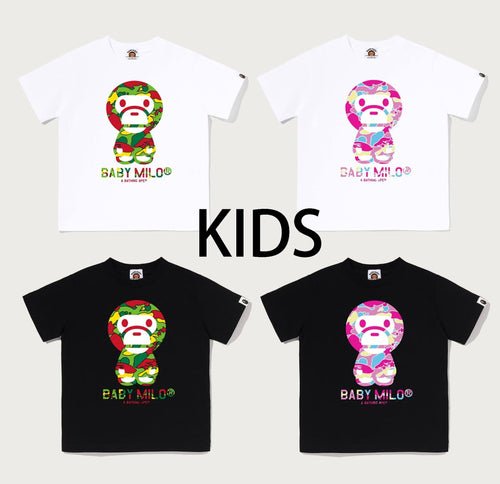 A BATHING APE BAPE KIDS STA CAMO BABY MILO TEE